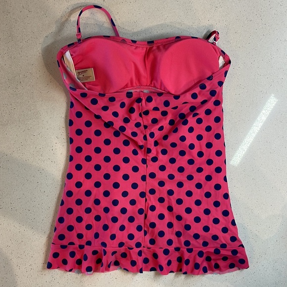 Women’s Arizona pink polka dots tankini size Medium, great condition. - Picture 5 of 10